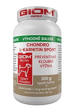 S Dog Chondro L-Carnitine SPORT powder Gramáž 200g