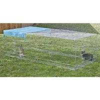 Outdoor Run for Rabbits, Rodents and Poultry 230x115x70cm