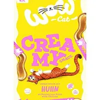 Snack para gatos Creamy Snack con pollo 5x15g
