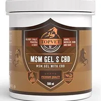 Gel MSM con CBD para caballos Objem 500ml