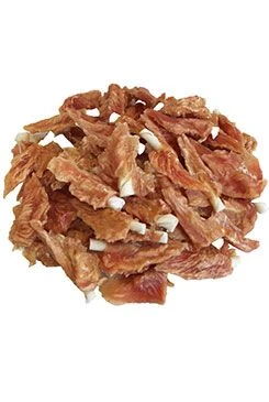 For Dogs and Cats Pochoutka Kuřecí filety na tyčce z buvolí kůže 6 cm 500 g