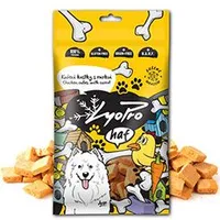 Premio para perro cubitos de pollo liofilizados con zanahoria Gramáž 50g