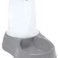 Comedero antideslizante con dispensador de pienso, gris Gramáž 1,5kg