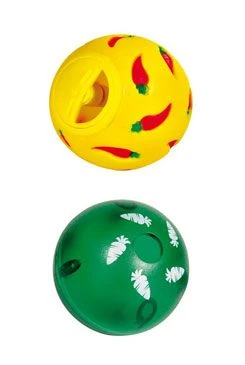 Juguete para conejos Pelota Snacky con orificios para comida Rozměr 7cm
