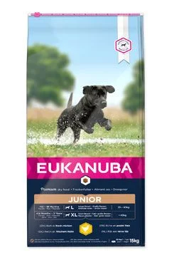Eukanuba Dog Junior Large & Giant Gramáž 15kg