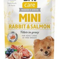 Dog Mini Rabbit & Salmon filetes en salsa Gramáž 85g