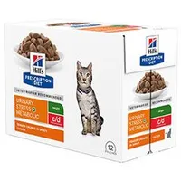 Hill's Fel. PD c/d Urinary Stress + Metabolic sobre 12x85g