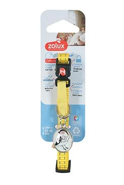 CHATOUILLE Cat Collar with Pendant, Yellow
