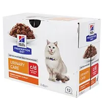 Hill's Fel. PD C D Urinary Stress Chicken pouch 12x85g