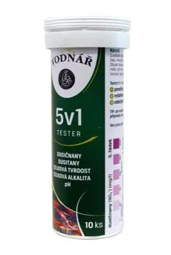 Vodnář Tiras de Test 5 en 1 Počet 10ks