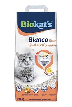 Biokat's Bianco Fresh Vanilla & Mandarin Cat Litter Gramáž 10kg