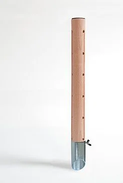 Urinario para perros con ranurado vertical, espiga galvanizada N.º 2