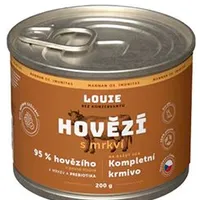 LOUIE Dog konz. Hovězí s mrkví a prebiotiky Gramáž 200g