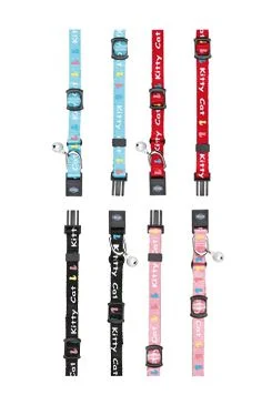 Collar gato nylon Kitty Cat para gatitos mix TR Rozměr 20cm