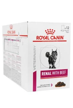 VD Feline Renal 12x85g sobre de ternera