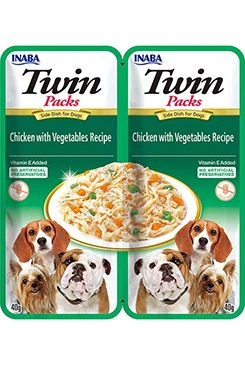 Dog Twin Packs Chicken & Veg in Broth 2x40g