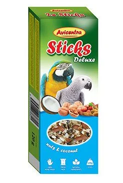 Barritas para loros grandes nuez + coco Počet 2ks