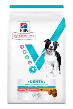 Hill's Can. VE MB Dental Med&Large Chicken Gramáž 2kg, Stáří kočky Adult
