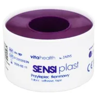Náplast SENSIplast VitaHealth textilní bílá 2 5cmx 5m