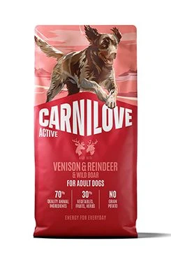 Carnilove Dog Active Dry Venis&Rein&Wild AdultAB 12 kg