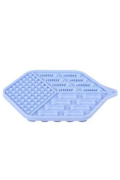 Lízací podložka pro kočky SILICONE modrá