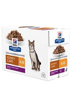 Hill's Fel. PD K D Kidney Care Beef kapsa 12x85g