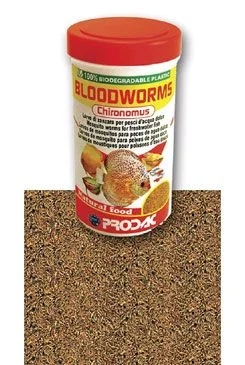 Comida para peces Bloodworms Chironomus Gramáž 7g