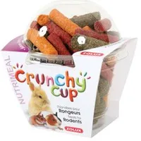 Snack CRUNCHYCUP roedor alfalfa zanahoria remolacha 180 g Zolux