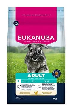 Eukanuba Dog Small rich in fresh Chicken Gramáž 3kg, Stáří Adult