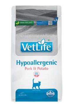 Vet Life Natural CAT Hypo Pork & Potato Gramáž 1,5kg