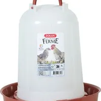 Žlab pitný pro drůbež červená Objem 3l