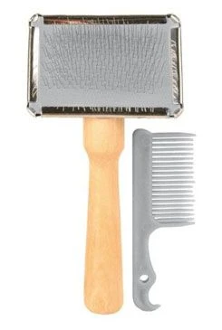 Cepillo de madera con púas finalizador para gatos 13 TR Rozměr 6cm