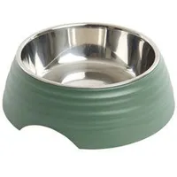 Comedero de melamina BUSTER Frosted Ripple Bowl verde Objem 700ml