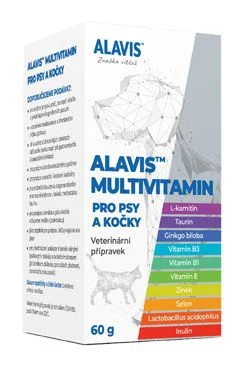 ALAVIS Multivitamín pro psy a kočky Gramáž 60g