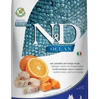 N&D OCEAN DOG Mini Codfish&Pumpkin&Orange Gramáž 2,5kg, Stáří Adult