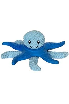 Dog Toy OCTOPUS & STARFISH plush TPR blue Kiwi Rozměr 27cm