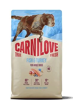Dog True Fresh Dry Fish & Turkey AB Gramáž 4kg, Stáří Adult