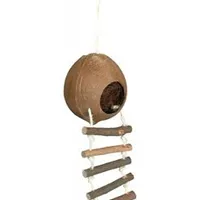 Casita de coco para hámsters con escalera 13x56cm TR