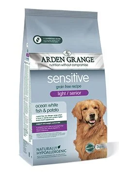 Arden Grange Dog GF Sen. Light O. W. Fish&Pot Gramáž 2kg, Stáří Senior