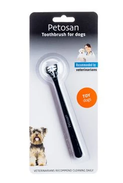 Cepillo de dientes de doble cabezal para perros Toy Dog