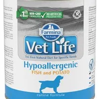 Vet Life Natural DOG konz. Hypoaller Fish&Potato Gramáž 300g