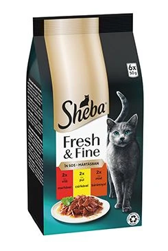 Kapsa Fresh&Fine mix hovězí kuře jehněčí 6x50g