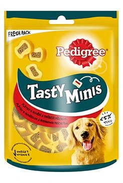 Snack Tasty Minis Chewy Slices vacuno y aves Gramáž 155g