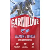 Carnilove Dog Active Dry Salmon&Turkey Gramáž 1,5kg, Stáří Adult
