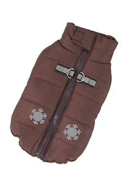 Bunda pro psy Snowman L hnědá