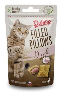 Almohadillas rellenas para gatos sabor pato Gramáž 40g