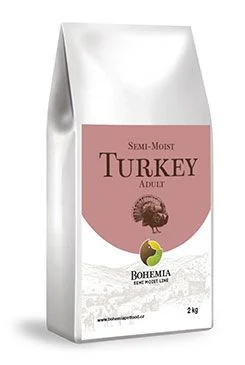 BOHEMIA Semi Moist Turkey Gramáž 2kg, Stáří Adult