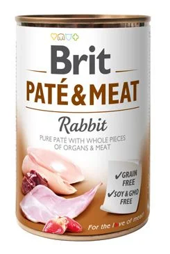 Brit Dog konz Paté & Meat Rabbit Gramáž 400g