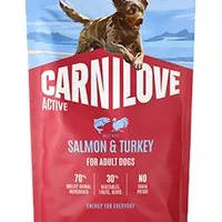 Carnilove Dog Active Dry Salmon&Turkey AB Gramáž 1,5kg, Stáří Adult