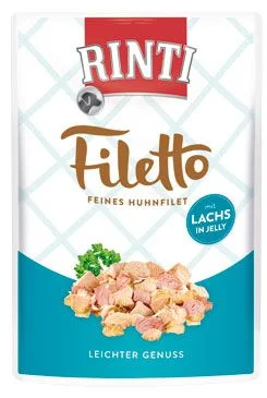 Dog Filetto sobre pollo + salmón en gelatina Gramáž 100g